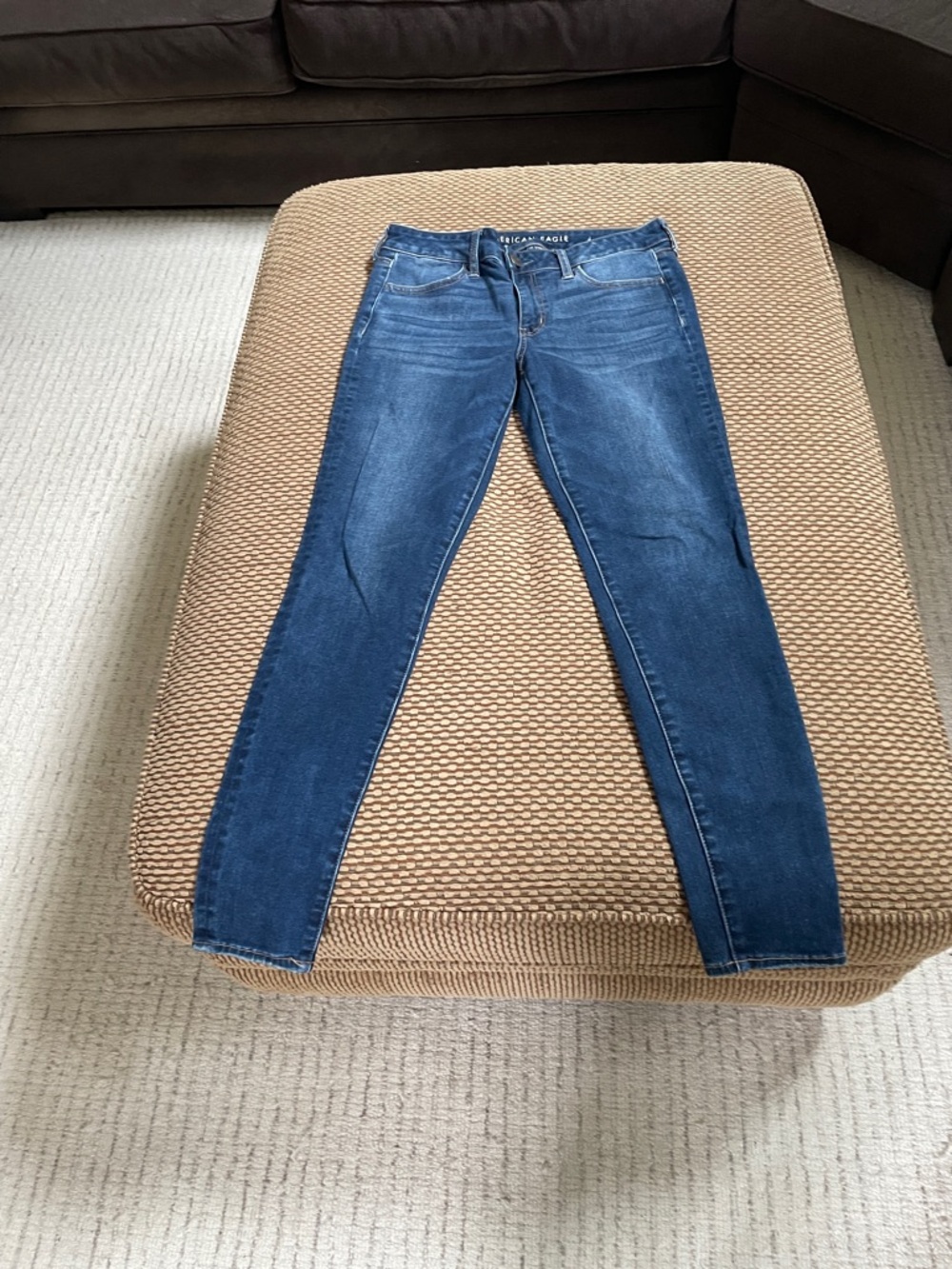 American Eagle Outfitters Women's Medium Blue Skinny Jeans